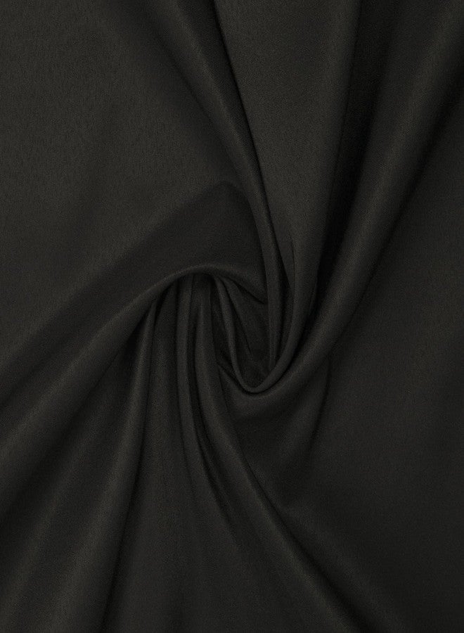 Gee Di Moda Square Tablecloth - 52 x 52 Inch Black Table Cloth for Small Square or Round Tables - Heavy Duty Washable Fabric - for Buffet Table, Holiday Party, Dinner, Wedding & Baby Shower - Image 4